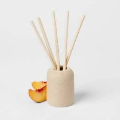 Matte Textured 100ml Ceramic Diffuser Ivory/Island Starfruit and Nectarine - Threshold™ -Threshold Sales Shop GUEST 0b980241 9083 4da5 9226 44826594a639