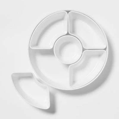 GUEST_104a5305-3f97-460f-b79d-39f38afddbb5.jpg 6pc Melamine 5-Section Serving Platter White - Threshold™ -Threshold Sales Shop GUEST 104a5305 3f97 460f b79d 39f38afddbb5