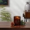 Amber Glass Fennel and Pine Lidded Wooden Wick Jar Candle 9oz - Threshold™ -Threshold Sales Shop GUEST 12b52490 9d00 4e2c 8c08 8dca32cfa8c6
