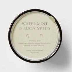 Colored Vase Glass with Dustcover Watermint and Eucalyptus Candle Green - Threshold™ -Threshold Sales Shop GUEST 138a925b cebc 4734 877a 32f650153977