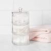 Tiered Canister Apothecary Glass Clear - Threshold™
