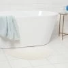 18"x32" Plush Half Moon Bath Rug Cream - Threshold™