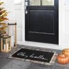 1'6"x2'6" Oh Hello Doormat Black - Threshold™