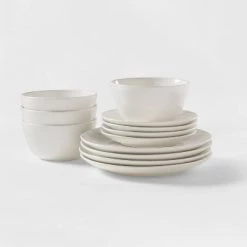 Project 62 12pc Stoneware Avesta Dinnerware Set - Threshold™ White -Threshold Sales Shop GUEST 56e11569 5a31 4359 a697 50c2c72f2838