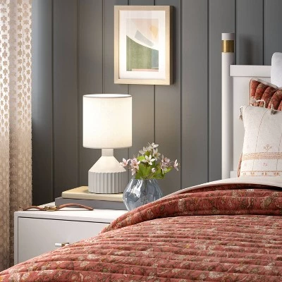 GUEST_6221f689-5202-4448-8e69-6400c7e763ec.jpg Ribbed Ceramic Mini Table Lamp White - Threshold™ -Threshold Sales Shop GUEST 6221f689 5202 4448 8e69 6400c7e763ec