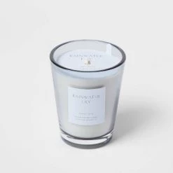 Colored Vase Glass with Dustcover Rainwater Lily Candle Gray - Threshold™ -Threshold Sales Shop GUEST 7339fae5 ce6f 45a1 a5a1 db5f23225a58