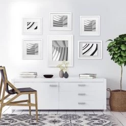 12" x 12" Matted to 8" x 8" Thin Gallery Frame - Threshold™ Black -Threshold Sales Shop GUEST 736d6540 05d2 4bba 9f9b 178f66c1314f