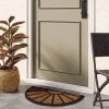 1'6"x2'6" Half Moon Rubber Coir Doormat Black - Threshold™ -Threshold Sales Shop GUEST 76657ddb 8c5d 423a b7e6 1cee1588bcac