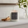 Milky White Glass Black Cedar Lidded Wooden Wick Jar Candle 9oz - Threshold™ -Threshold Sales Shop GUEST 870b156d 32f7 4e67 b302 e6a77e02ba8d