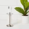 Brushed Stainless Steel Toothbrush Holder - Threshold™