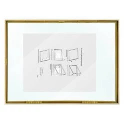 15.6" x 11.5" Float Thin Metal Gallery Frame Brass - Threshold™ -Threshold Sales Shop GUEST 897a3496 1795 45d0 8634 87c5d442db68
