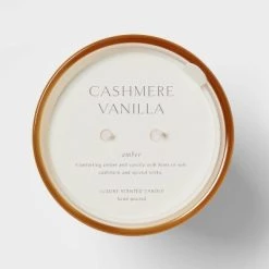 Colored Vase Glass with Dustcover Cashmere Vanilla Candle Ivory - Threshold™ -Threshold Sales Shop GUEST 8d091c5b bbc5 49dc 9739 323e5f4d7b9f