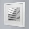 12" x 12" Matted to 8" x 8" Thin Gallery Frame - Threshold™ Black