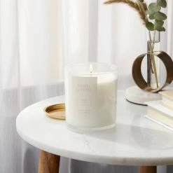 1-Wick 11oz Glass Jar Candle Amber Sunrise - Threshold™