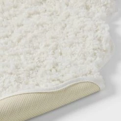 Plush Shaped Bath Rug White - Threshold™ -Threshold Sales Shop GUEST 93d6127a 28a9 4bc4 a613 6deecc857040