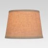 Textured Trim Lamp Shade Cream - Threshold
