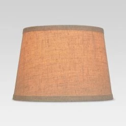 Textured Trim Lamp Shade Cream - Threshold
