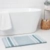 20"x34" Low Chenille Memory Foam Bath Rug - Threshold™ Aqua Stripe -Threshold Sales Shop GUEST 9cfba853 78e3 4cd8 a074 3570d5182300