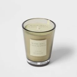 Colored Vase Glass with Dustcover Watermint and Eucalyptus Candle Green - Threshold™ -Threshold Sales Shop GUEST ae8e6bdf 6741 4047 bc7b 87c9f71c548e