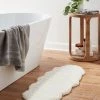 Plush Shaped Bath Rug White - Threshold™ -Threshold Sales Shop GUEST ba6b8eb4 7b04 4598 b577 9ce624bf7dab
