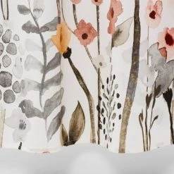 Floral Wave Shower Curtain White - Threshold™ -Threshold Sales Shop GUEST c87586e6 12cc 4e03 b887 89a09fcaa942