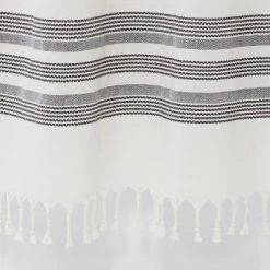Striped Fringe Shower Curtain Off-White - Threshold™ -Threshold Sales Shop GUEST d31e68ec 512f 4ac9 a6dd 154635cec5f4