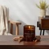 Amber Glass Sandalwood + Smoke Lidded Wood Wick Jar Candle 9oz - Threshold™ -Threshold Sales Shop GUEST e5f76fa4 d7bf 43bc a457 7d37137c20a8