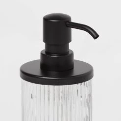 Ribbed Glass Soap Pump Black - Threshold™ 2 Ribbed Glass Soap Pump Black - Threshold™ -Threshold Sales Shop GUEST ed4a781d 52e5 419c 8916 2dc25dd449ee