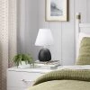Faux Wood Mini Table Lamp Black - Threshold™