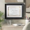 11"x14" Matted to 8.5"x11" Certificate Frame Black - Threshold™ -Threshold Sales Shop GUEST f3749c23 8811 4310 8152 283b74509d29