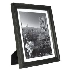 10.375" x 12.375" Matted to 8" x 10" Basic Foundational Frame Black - Threshold™