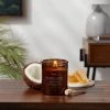 Amber Glass Coconut and Honey Lidded Wooden Wick Jar Candle 9oz - Threshold™ -Threshold Sales Shop GUEST fac62e19 9f9b 4df7 b4a8 0257e52bdc42